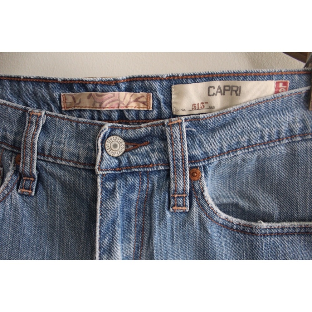 Levi’s 515 Capri Lightwash Jeans 8 29 - Picture 4 of 8